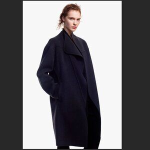 Jil Sander Uniqlo cashmere wool blend coat